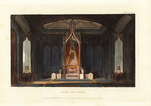 ゴシック様式のベッドルームのデザイン 作： British School