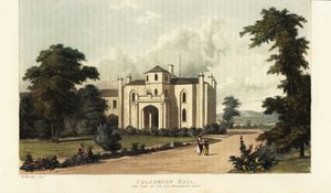 エンモア城、サマセット、第 3 代エグモント伯爵の居城 作： British School