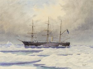 北極圏のHMS「ディスカバリー号 作： British School