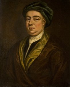不明な紳士の肖像（かつてホガースの自撮りと呼ばれた）、1730年代 作： British School