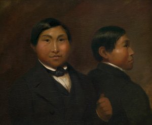 Qalasirssuaq (Erasmus Augustine Kallihirua), c.1851 (油彩、キャンバス) 作： British School