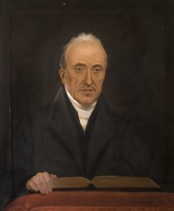 フランシス・フランクリン牧師（17981852）、1840年代後半（キャンバスに油彩） 作： British School