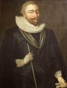 ポートランド伯爵リチャード・ウェストン（大蔵卿）1630年頃（油彩・パネル 作： British School