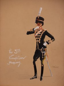 第 3 王の軽騎兵 作： British School