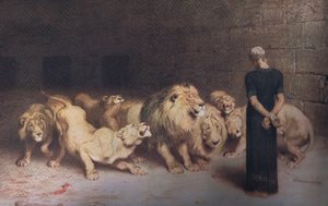 ライオンの巣の中のダニエル、ビブリーズ・アニュアル 作： Briton (after) Riviere