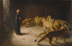 ダニエル王の答え 作： Briton Riviere