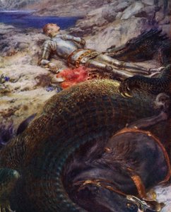セントジョージとドラゴン 作： Briton Riviere