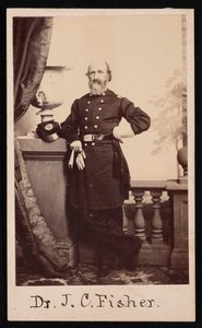 ジェームズ C. フィッシャー博士の肖像、1863 年。