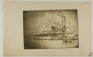 シカゴ - バブリー・クリーク、35番街とリバー通り 作： ブロールジュリアスオルソンノルドフェルト