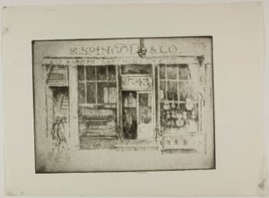 シカゴ - 質屋 作： Bror Julius Olsson Nordfeldt