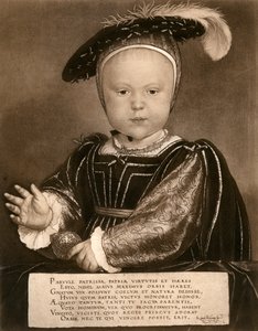 「エドワード王子、後のエドワード 6 世」、c1540、1902 年。 作： Bruckmann