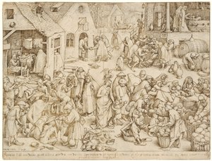 カリタス・チャリティー、1559 作： Bruegel