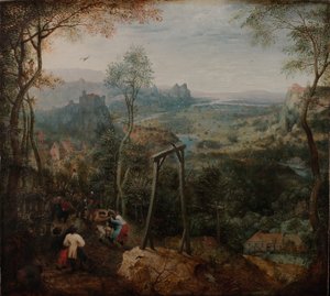 絞首台のカササギ 作： Bruegel