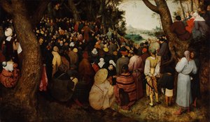 洗礼者聖ヨハネの説教 作： Bruegel