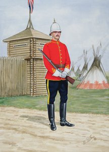 1880年、北西騎馬警察のコンスタブル