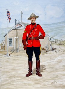 1905年、北西騎馬警察伍長
