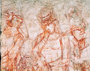 狩人たちのシノピア、トリオンフォ・デッラ・モルテ、フレスコ画...（フレスコ画）