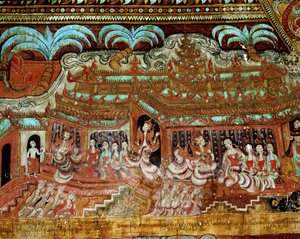 法廷シーン 作： Burmese School