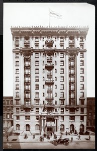 ホテルウッドストックアット127ウェスト43rdストリート、ニューヨーク、1907（シルバーゼラチンプリント） 作： Byron Company