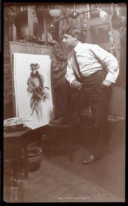 ハリソンフィッシャー、1905年（銀ゼラチンプリント） 作： Byron Company