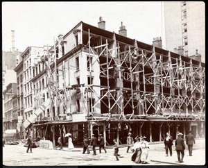 ホテルメトロポリタンアットブロードウェイアンド27thストリート、ニューヨーク、c.1900（シルバーゼラチンプリント）