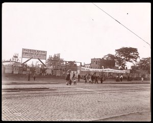 ハドソンバンクプレイグラウンドとジム、53番街と11番街、ニューヨーク、1898（銀ゼラチンプリント）