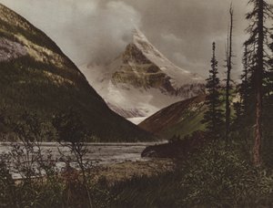 コロンビア山（カラー写真） 作： Byron Hill Harmon