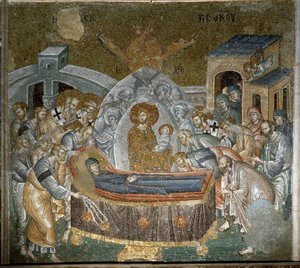 聖母の降誕（モザイク 作： Byzantine