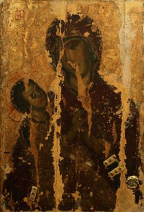 ヘルムの神の母のアイコン、11世紀 作： Byzantine