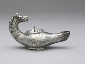 ランプ、300年代後半（銀）（491488、491489も参照 作： Byzantine