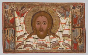 マンディリオンのアイコン、1500-50 作： Byzantine