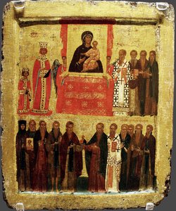正教の饗宴、14世紀 作： Byzantine