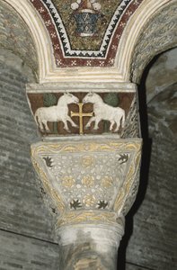 内部から装飾された首都 作： Byzantine School