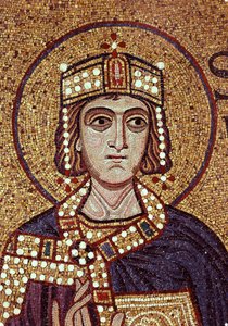 ソロモン王 (サン・マルコ寺院の内部モザイクの詳細) 作： Byzantine School