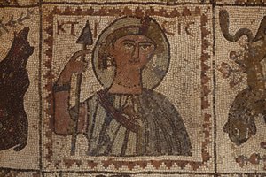 王室の肖像画（モザイク） 作： Byzantine School