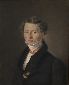 Mathias Friis von Irgens-Bergh、ドレスデンのデンマーク臨時代理大使 作： C.A. Jensen
