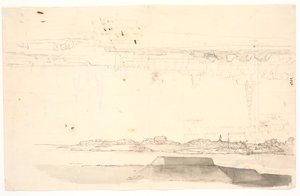 コペンハーゲンの 2 つの展望。 救世主教会のあるもの 作： C.A. Lorentzen