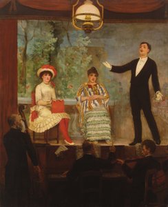 カフェ・チャンタン、1889 作： C.A. Paul de la Boulaye