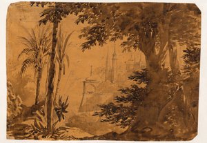 背景。 アカデミー オブ アーツのドラフト メンバーシップ作品 作： C.F. Christensen