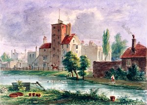キャノンベリー ハウス、イズリントン、ロンドン、1835 年 作： CH Matthews