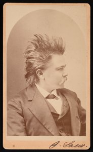 オスカー・ロウの肖像、1876年頃。 作： CH McCallister