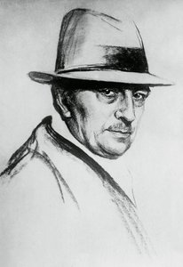 イタリアの劇作家・作家のダリオ・ニコデミ（1874-1934）の肖像 作： J.B. and Brown J. Rowbotham