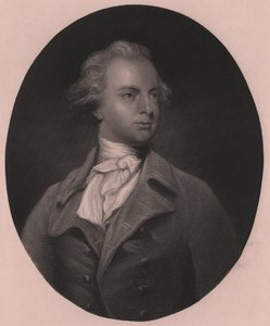 第二男爵エイブラハム・ヒューム卿（1749-1838）の肖像、ジョシュア・レイノルズの絵からG・ストッダードが彫ったもの、25x33cm、Virtue and Co Publisher、ロンドン、1860年頃 作： J.B. and Brown J. Rowbotham
