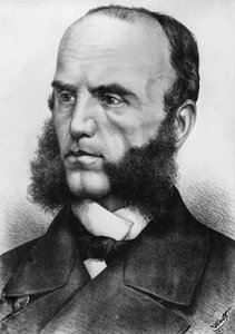 1864年の第二次シュレスヴィヒ戦争、1866年の普墺戦争で海軍を指揮したオーストリアの提督Wilhelm von Tegetthoff (1827-1871)の肖像画、Wattのデッサンの後に彫られている。