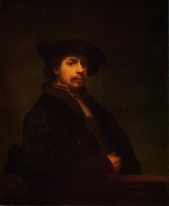 「レンブラントの彼自身の肖像のコピー」、1926年 作： CM Berwick