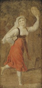 踊るイタリアの女の子 作： Christoffer Wilhelm Eckersberg
