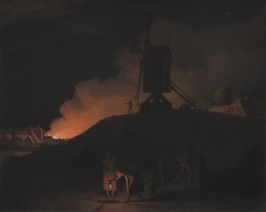 夜の火事
