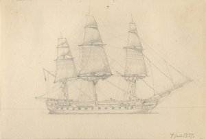 そしてフリゲート。 作： Christoffer Wilhelm Eckersberg