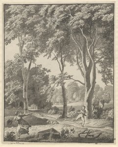 Svendstrupの森から 作： Christoffer Wilhelm Eckersberg