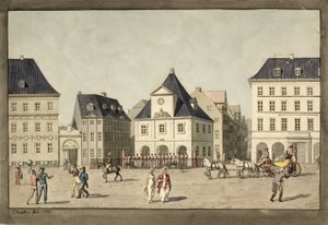 コンゲンス・ニュートーとメインガード 作： Christoffer Wilhelm Eckersberg